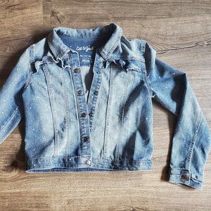 Girls Cropped Denim Jacket